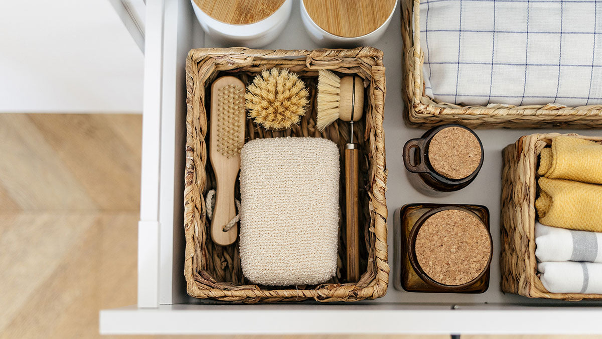 Zero waste Kitchen Starter Kit, Heavy Duty Bamboo Sponge, Reusable sponge  and unpaper Towels, Eco-friendly gift