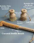 3 - Piece Sink Brush Set - Zero Waste Outlet