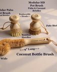 3-Piece Sink Brush Set