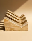 Angled Bamboo Soap Dish - Zero Waste Outlet