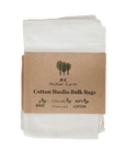Cotton Muslin Bulk Bags - 3 - Pack Set - Zero Waste Outlet