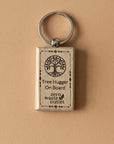 "Don't Forget Reusable Bags" Wooden Keychain - Zero Waste Outlet