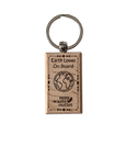 "Don't Forget Reusable Bags" Wooden Keychain - Zero Waste Outlet