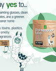 Fragrance & PVA Free Dish Washer Tabs - No Plastic, Non Toxic - Zero Waste Outlet