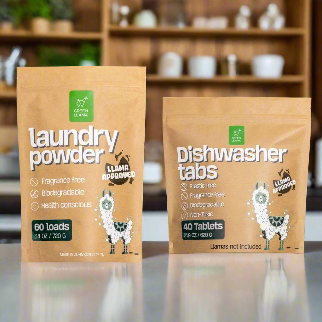 Green Llama - Laundry & Dish Tabs Bundle - Year's Supply - Zero Waste Outlet