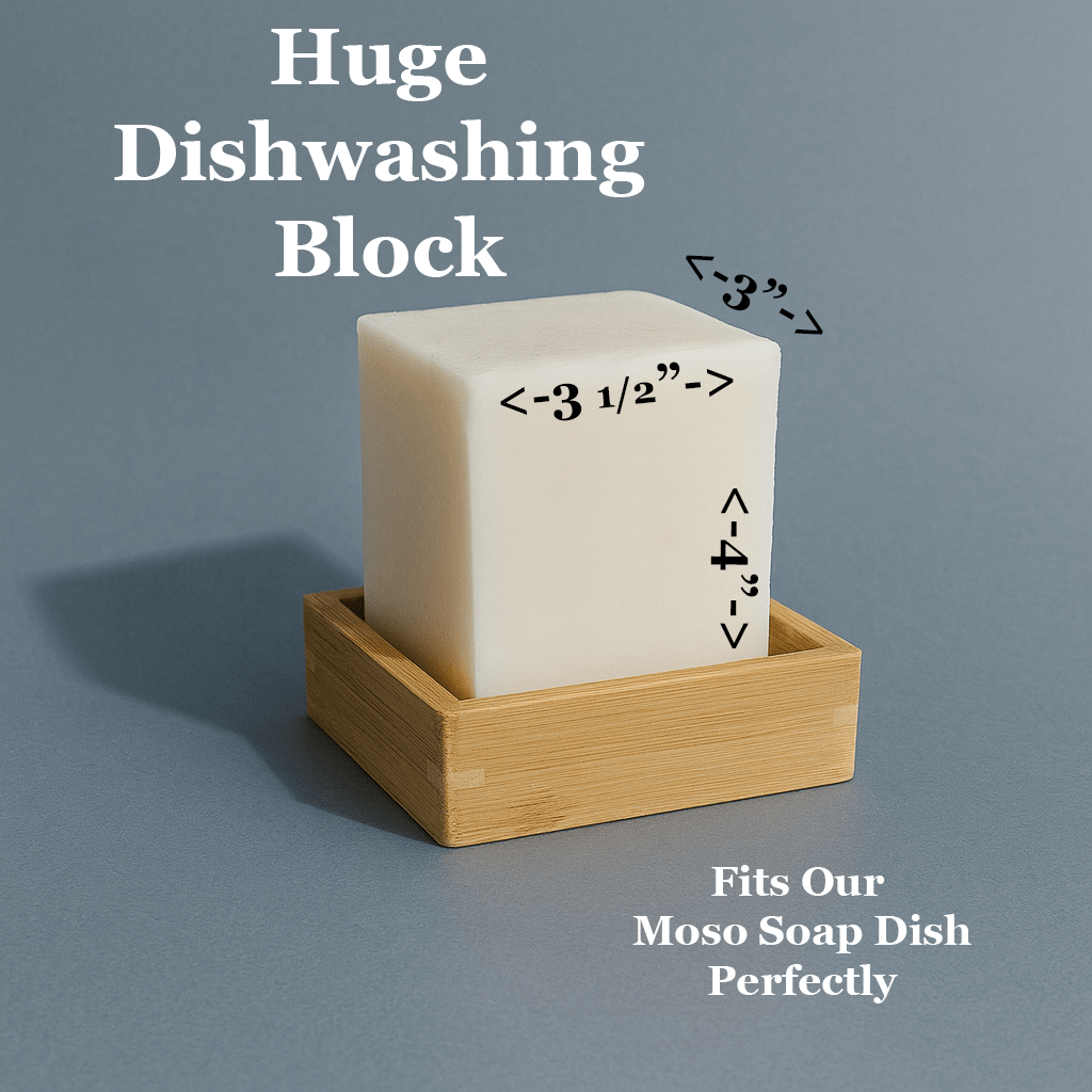Huge Dish Block® - Vegan - Zero Waste Outlet