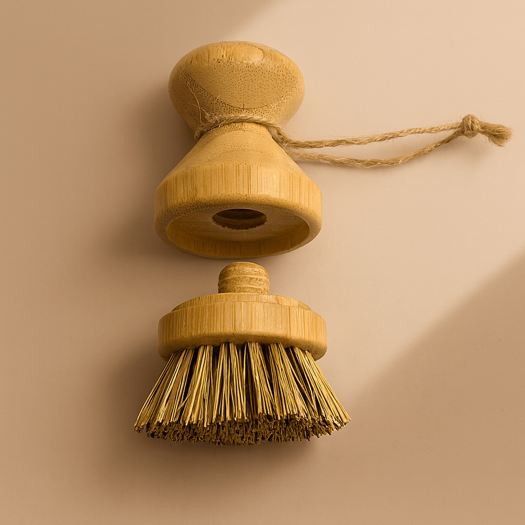 Modular Palm Pot Scrub Brush - Zero Waste Outlet