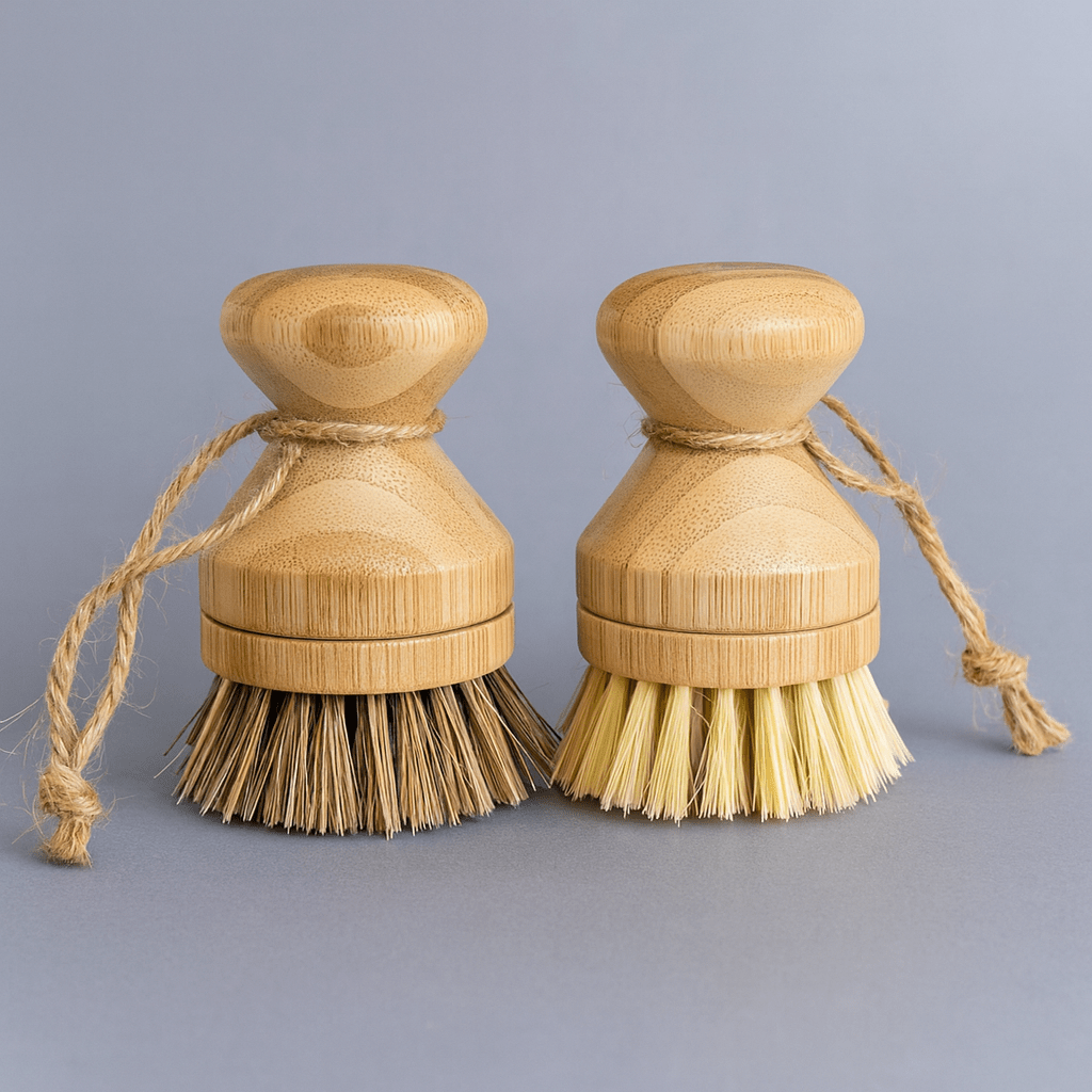 Modular Palm Pot Scrub Brush - Zero Waste Outlet