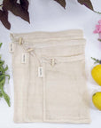 3-Pack Mesh Produce Bag Set - Organic Cotton - Zero Waste Outlet