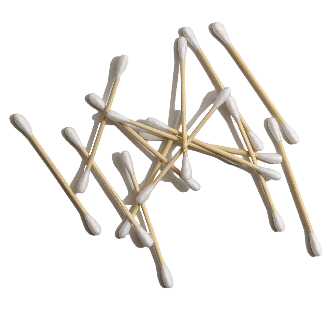 Biodegradable Swabs 200 pk -Bamboo & Cotton Tips - Zero Waste Outlet