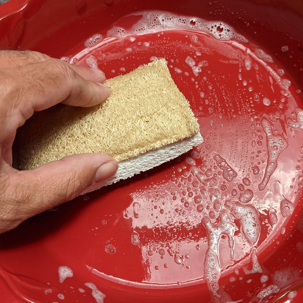 Natural Loofah Kitchen Sponge 3 Pcs-Zero Waste Dish Sponge – Smile Boutiques