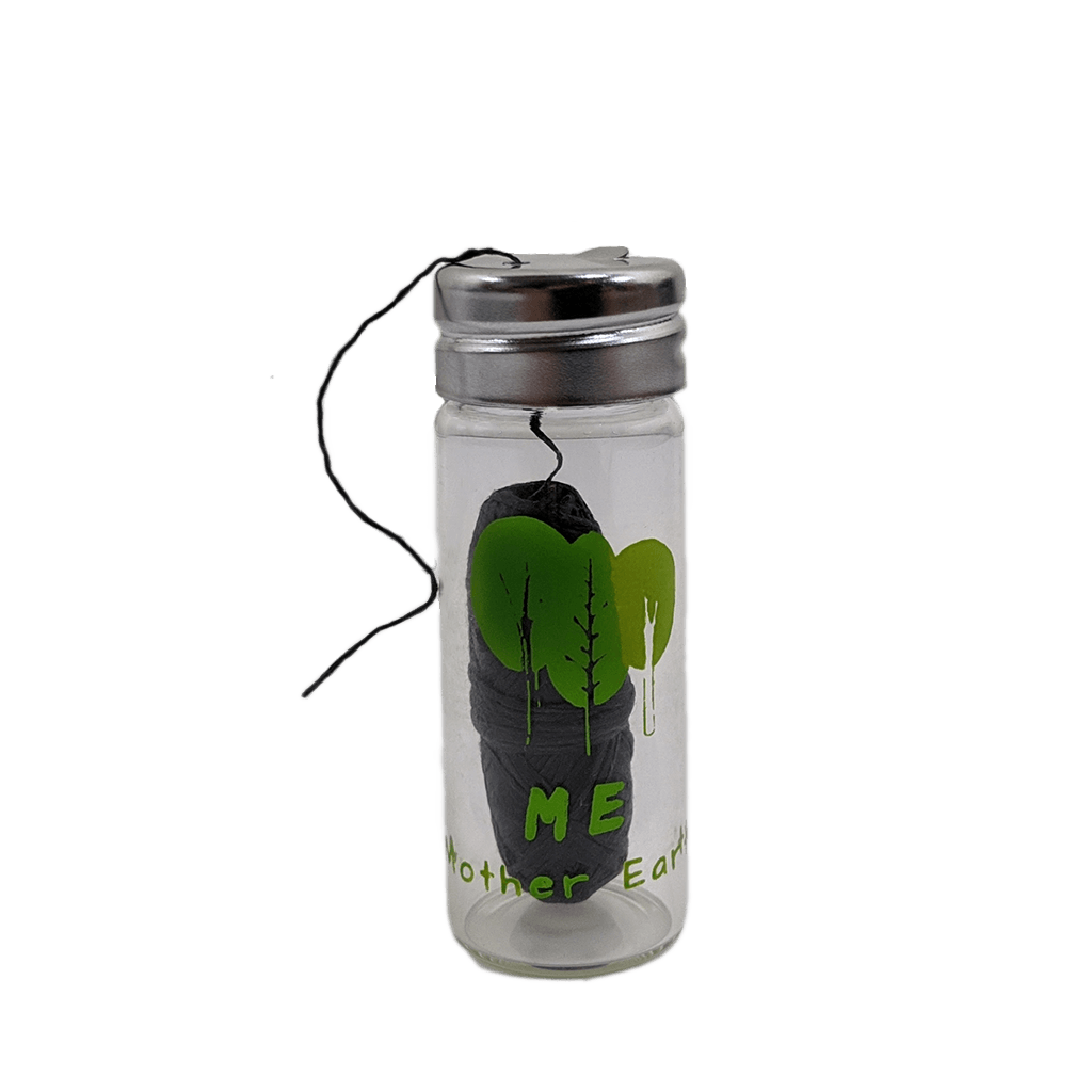 Eco Bamboo-Charcoal Floss VEGAN - Glass/Metal/Bamboo - Zero Waste Outlet