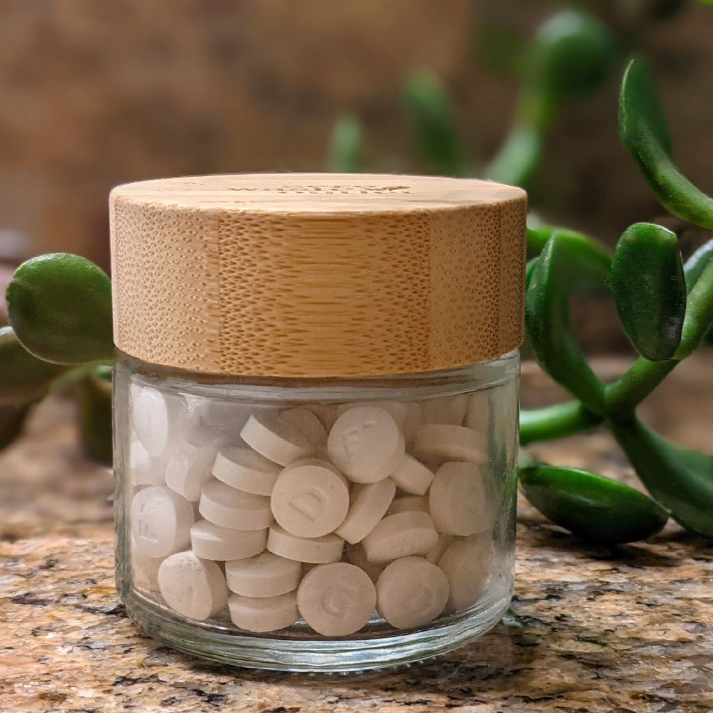 Glass & Bamboo Jar - Zero Waste Outlet