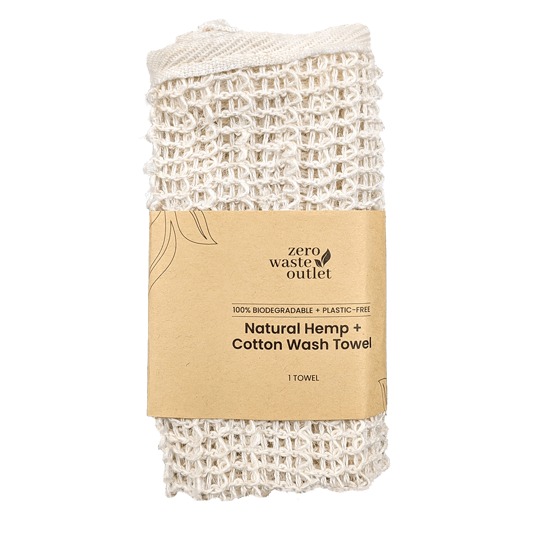 Washcloth Hemp and Cotton for face, bathing, dishes and household