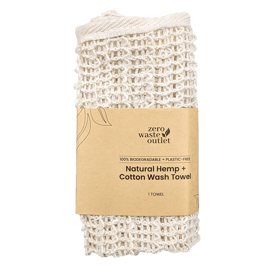 Hemp &amp; Cotton Wash Towel - Zero Waste Outlet