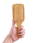 Large Paddle Style Bamboo Hairbrush - Zero Waste Outlet