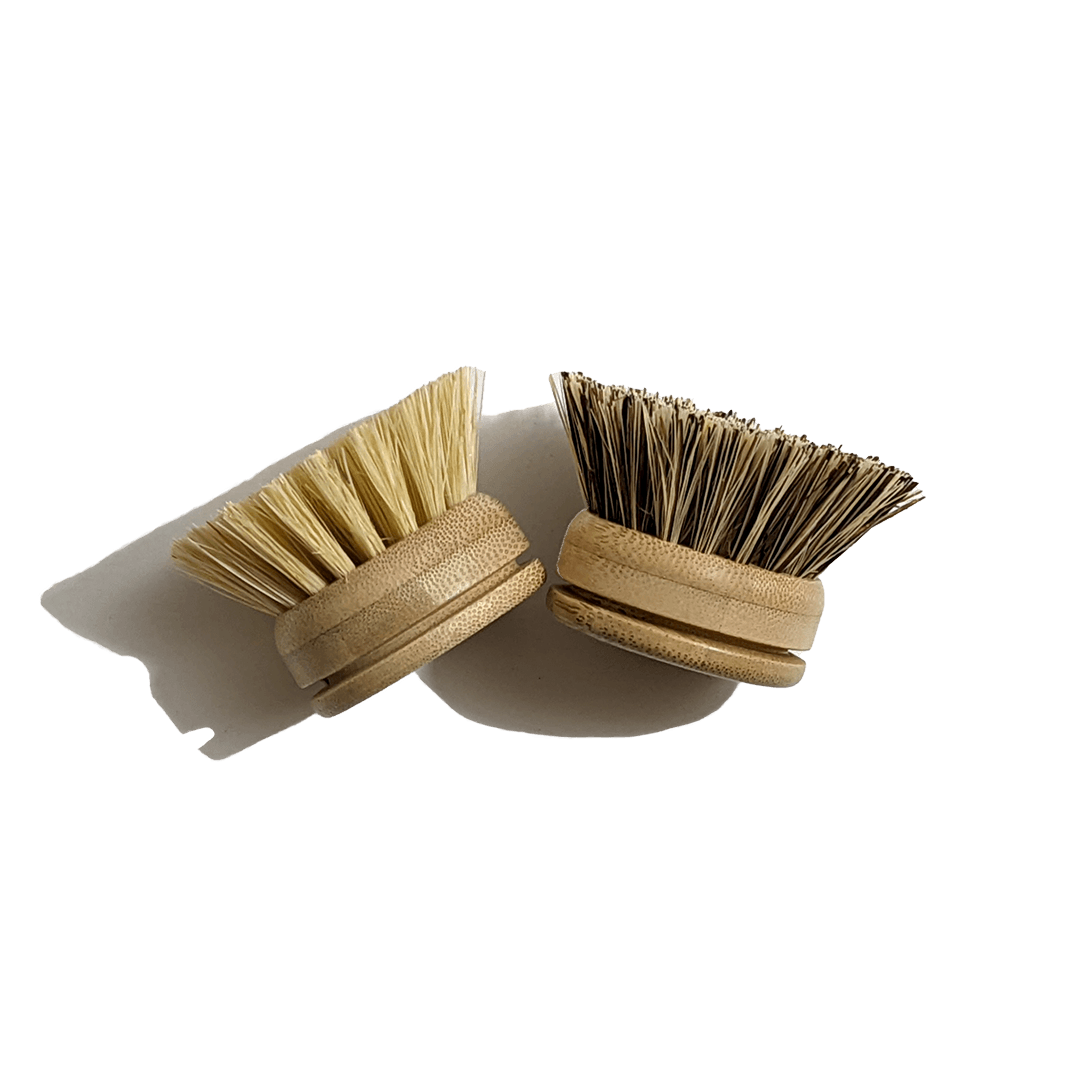 Long Handle Pot Brush Replacement Head - Wood/Sisal - Zero Waste Outlet