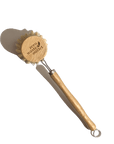 Long Handle Pot Brush - Wood/Metal/Sisal - Zero Waste Outlet