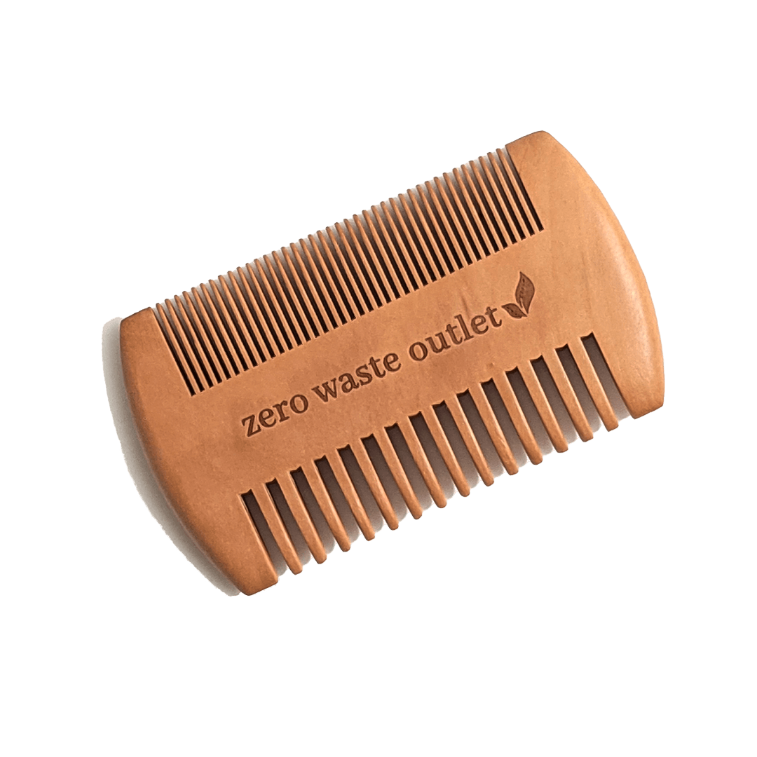 Pear Wood Pocket Comb - Zero Waste Outlet