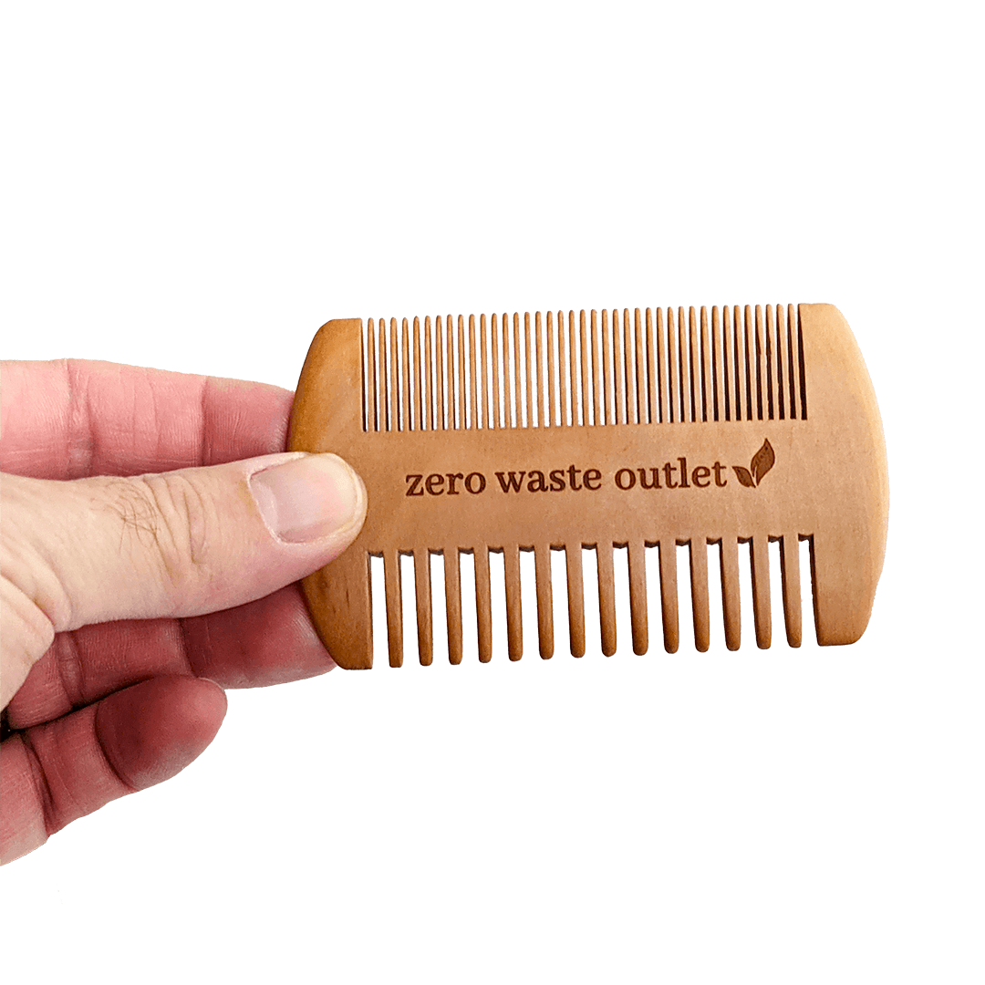 Pear Wood Pocket Comb - Zero Waste Outlet