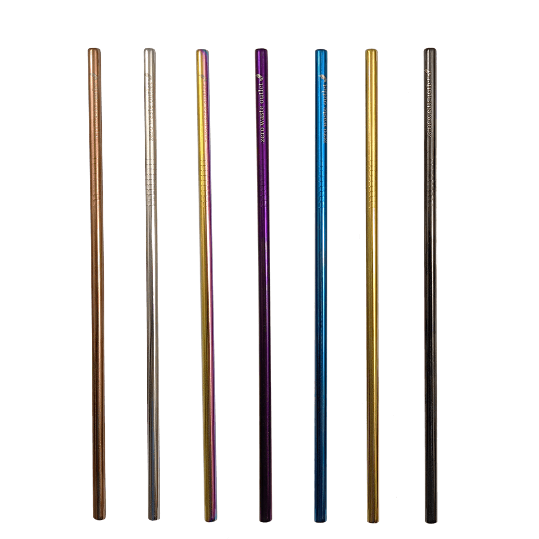 Straight Metal Straws