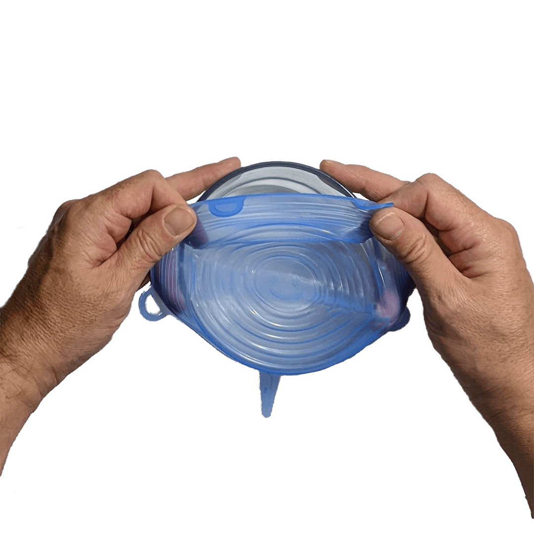 Stretchy Bowl Lids 6 Pack - Food-Safe Silicone - Zero Waste Outlet