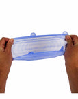 Stretchy Bowl Lids 6 Pack - Food-Safe Silicone - Zero Waste Outlet