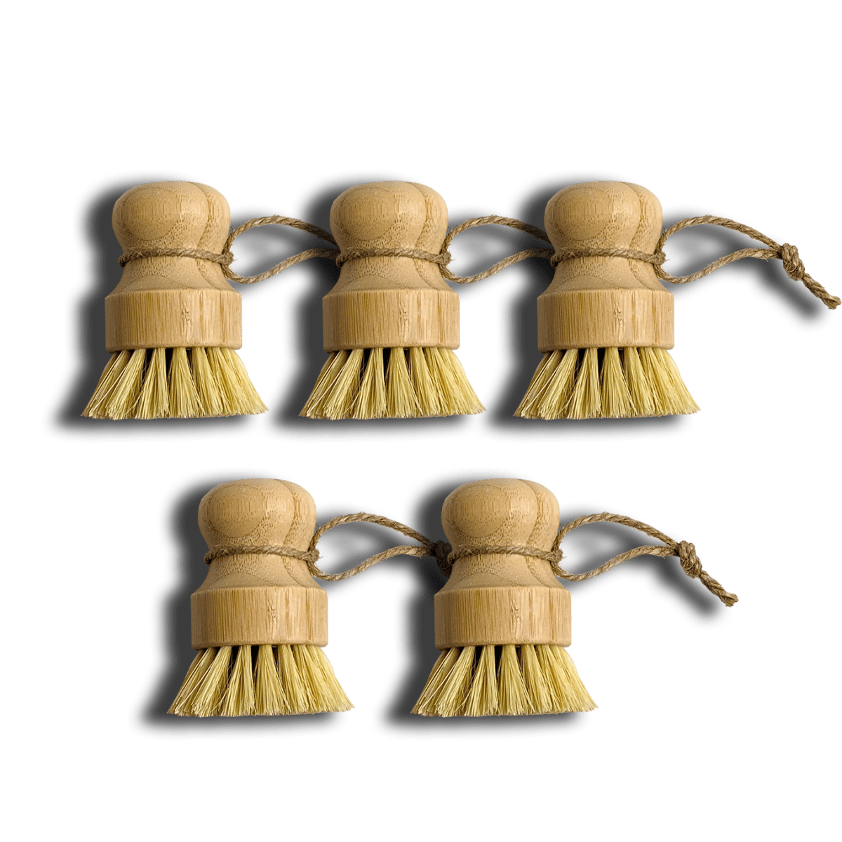 Jacent Bamboo Vegetable Palm Brush, Round Palm Scrubber for Pots, Pans  Vegetable Cleaning Brush: 1 Pack