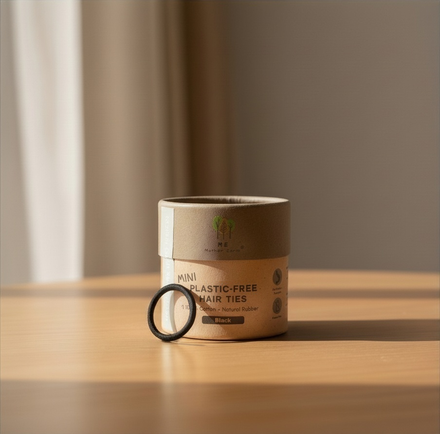 Mini Plastic-Free Hair Ties - 40 Pack