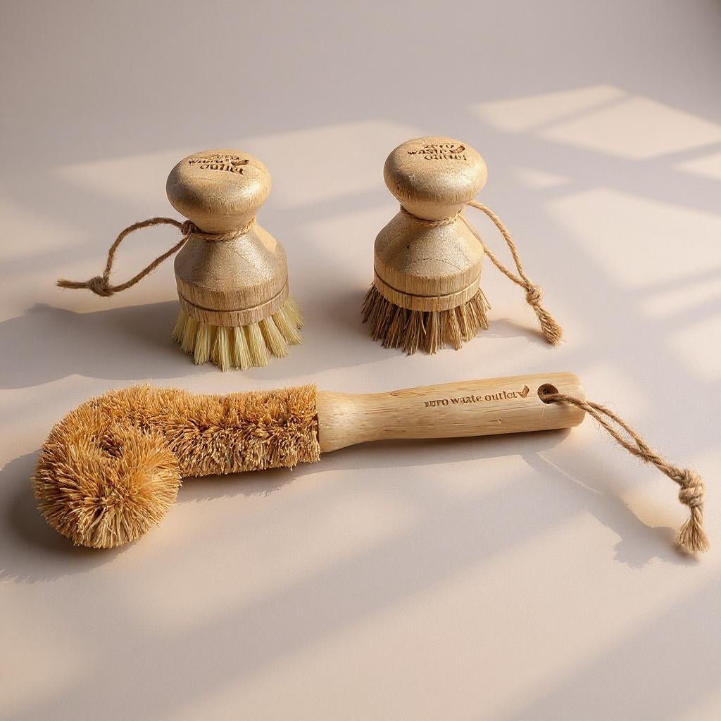 3 - Piece Sink Brush Set - Zero Waste Outlet