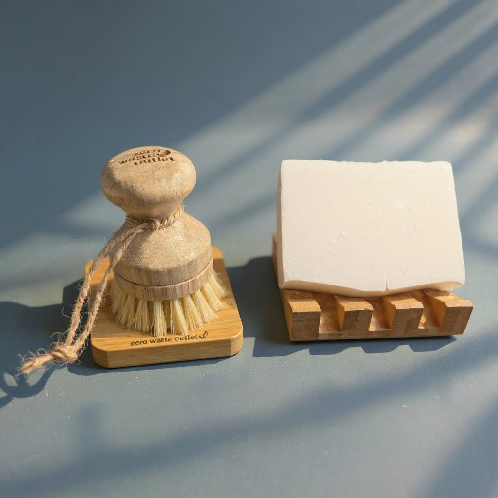 4-PC Zero Waste Dishwashing Starter Kit - Plastic-Free - Eco