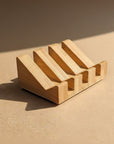 Angled Bamboo Soap Dish - Zero Waste Outlet