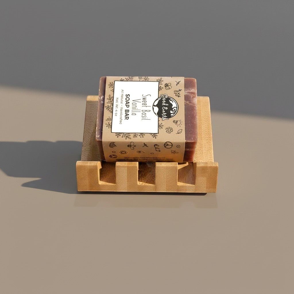 Angled Bamboo Soap Dish - Zero Waste Outlet
