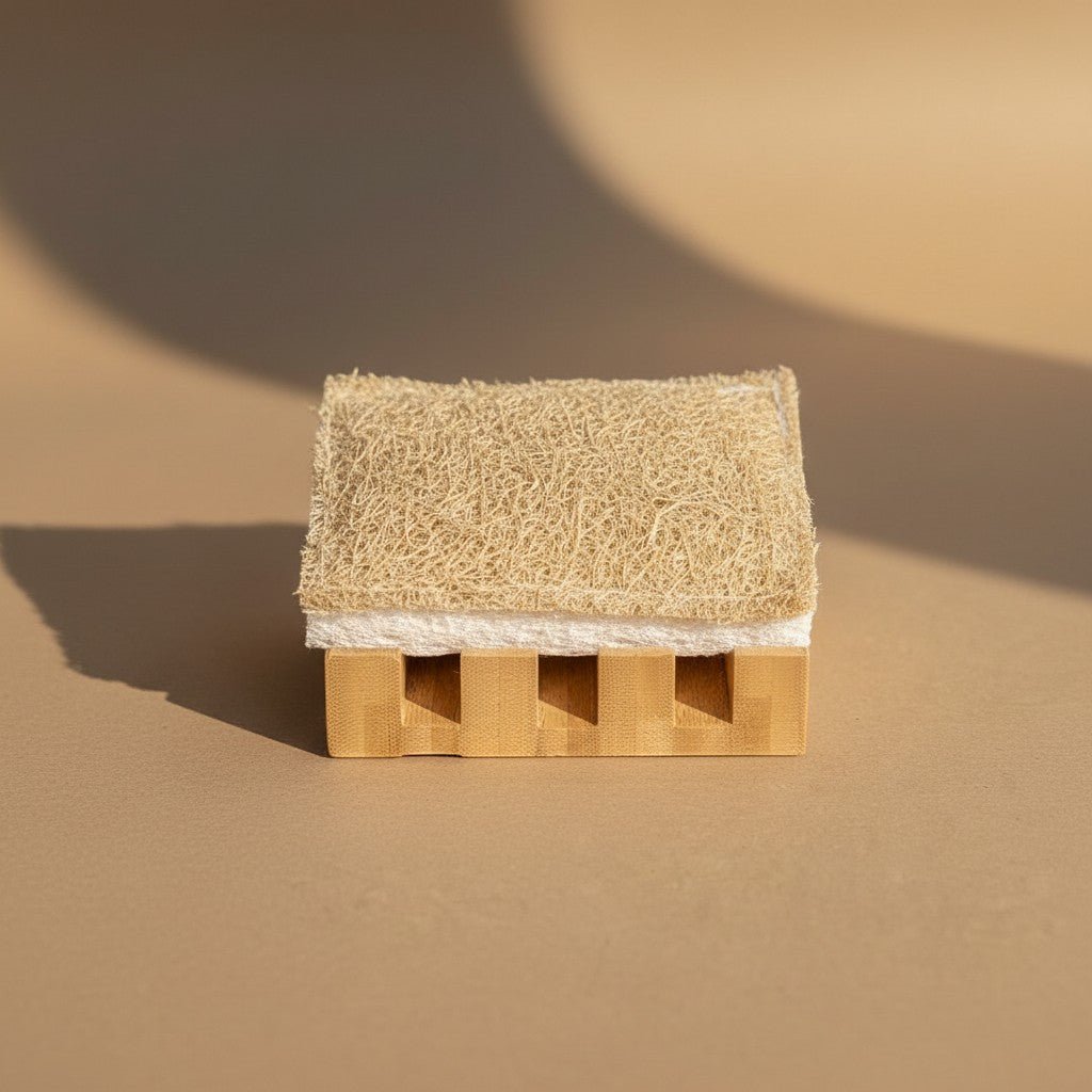 Angled Bamboo Soap Dish - Zero Waste Outlet