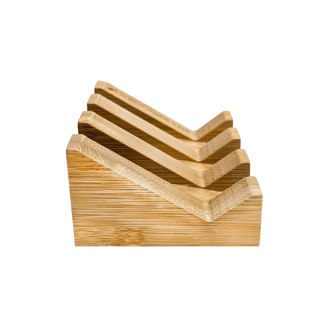 Angled Bamboo Soap Dish - Zero Waste Outlet