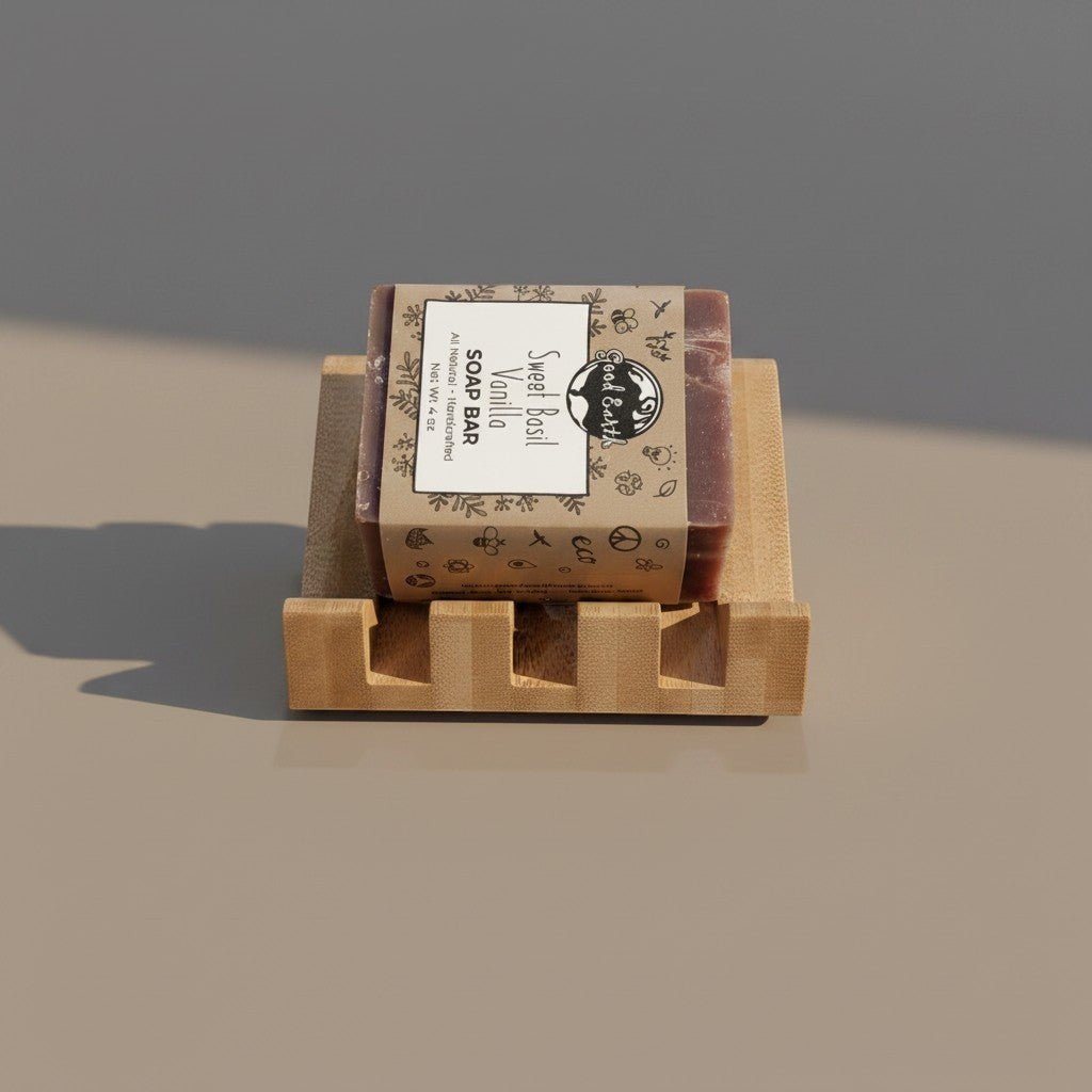 Angled Bamboo Soap Dish - Zero Waste Outlet