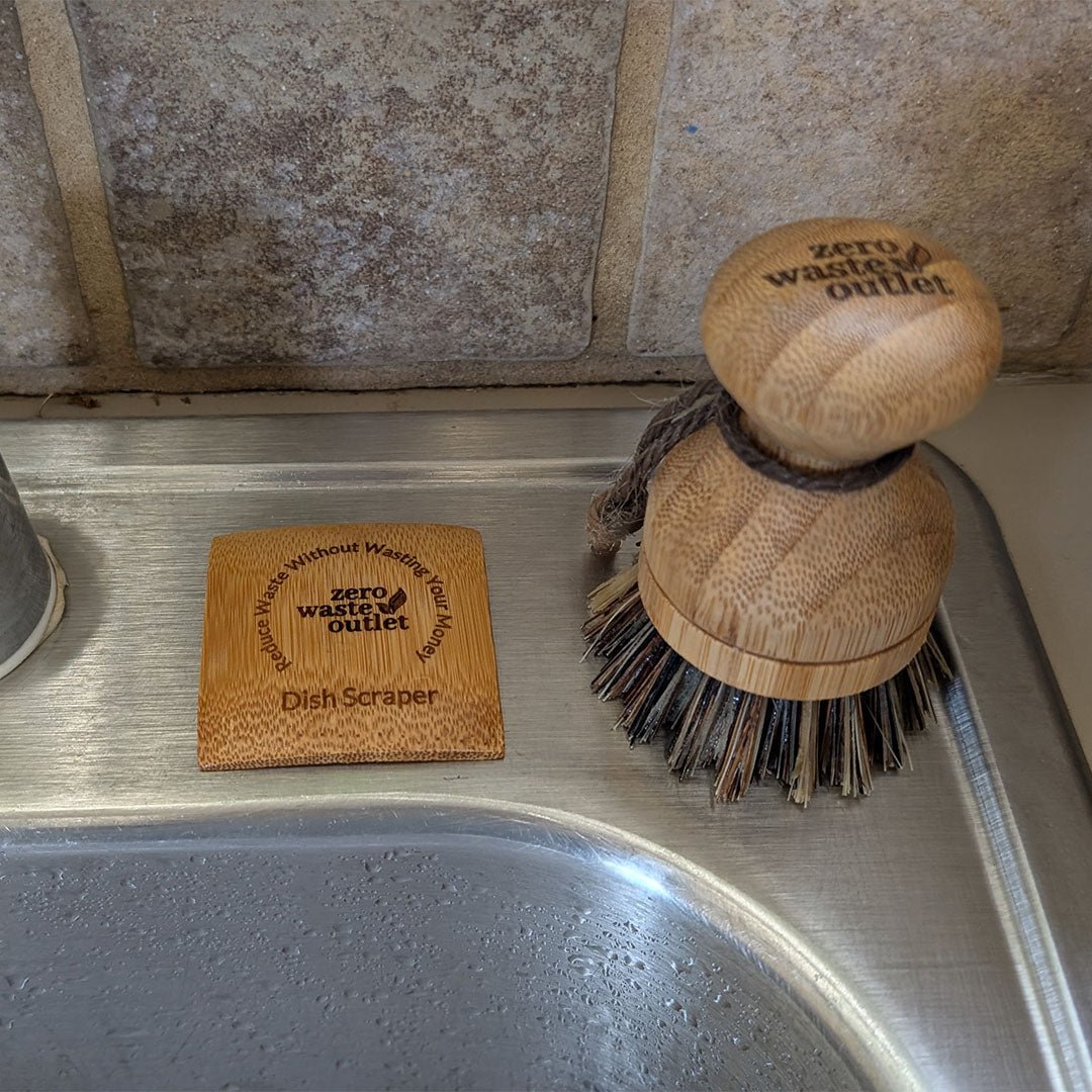 Bamboo Dish Scraper - Zero Waste Outlet