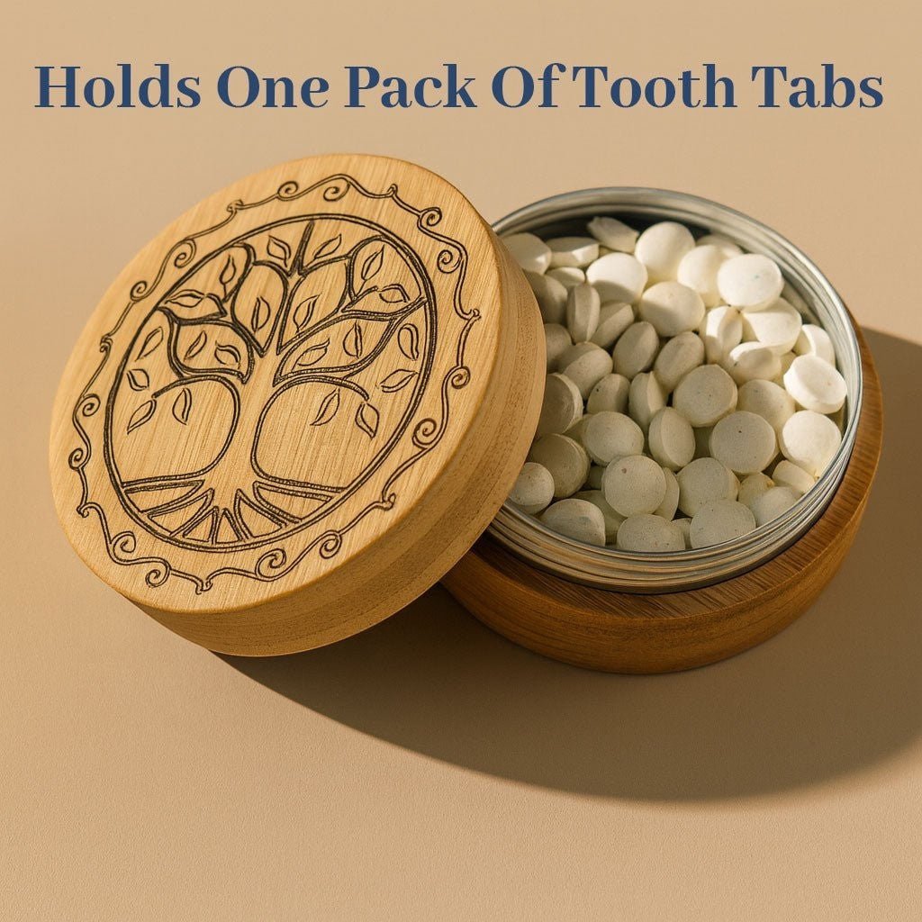 Bamboo Travel Tin - Case for Shampoo Bars & Tooth Tabs – Zero