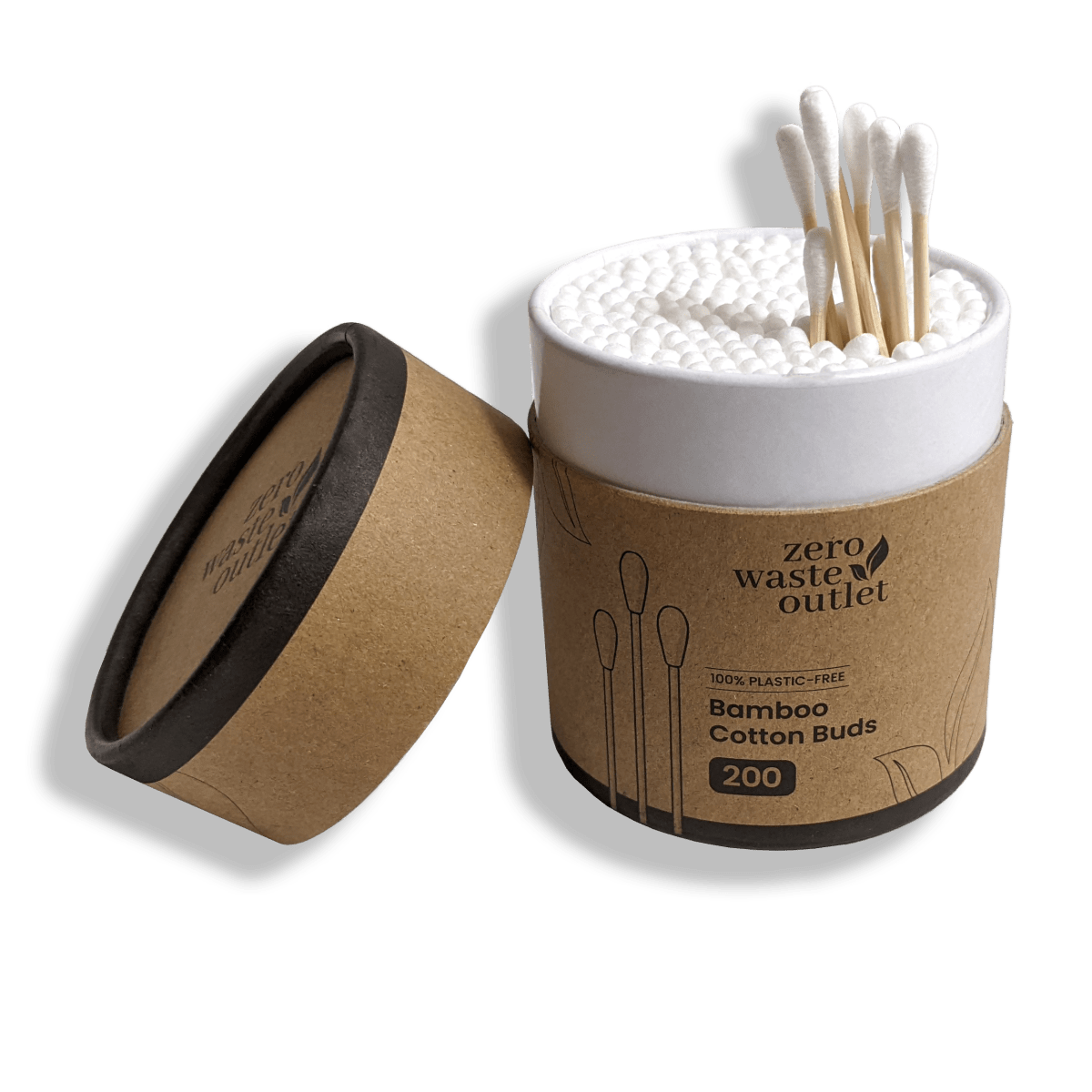 Biodegradable Cotton Swabs 200 pk - Zero Waste Outlet