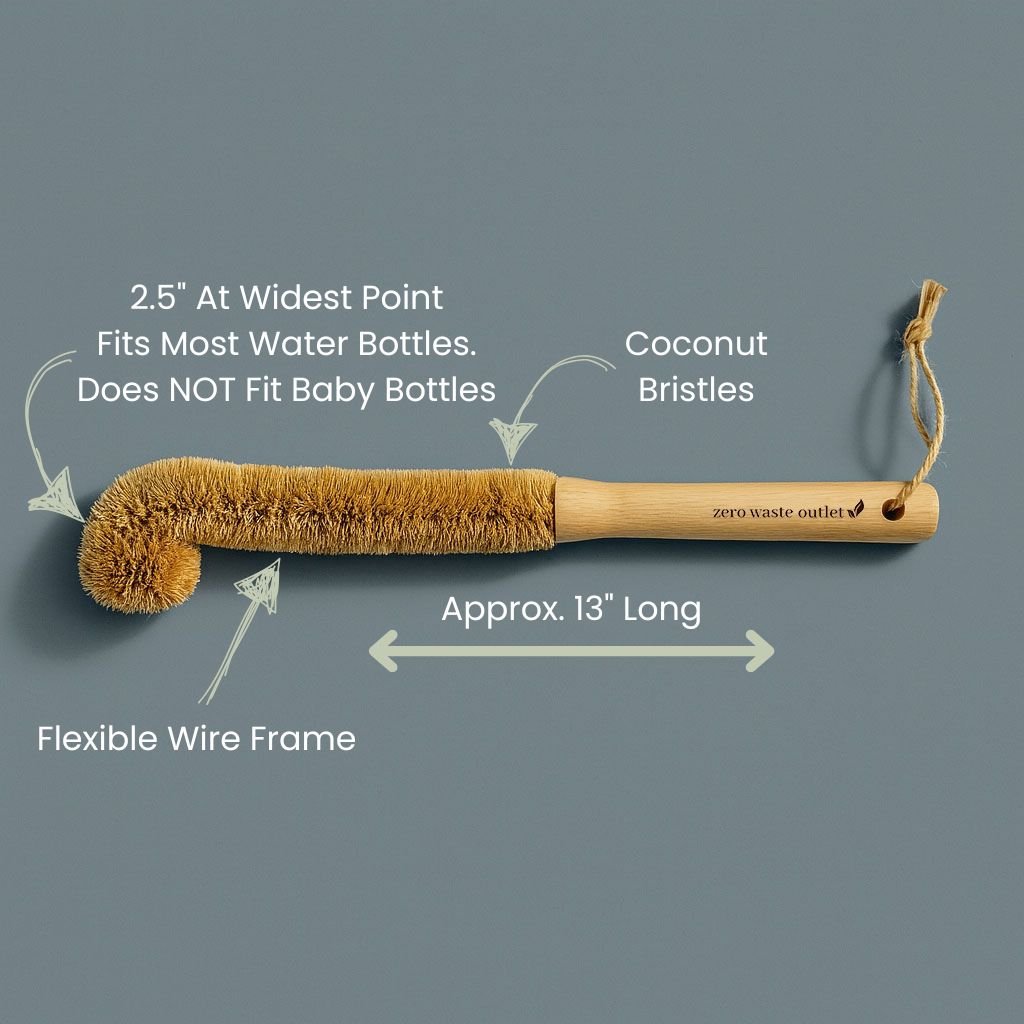 Coconut Bottle Brush - Zero Waste Outlet
