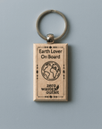 "Don't Forget Reusable Bags" Wooden Keychain - Zero Waste Outlet