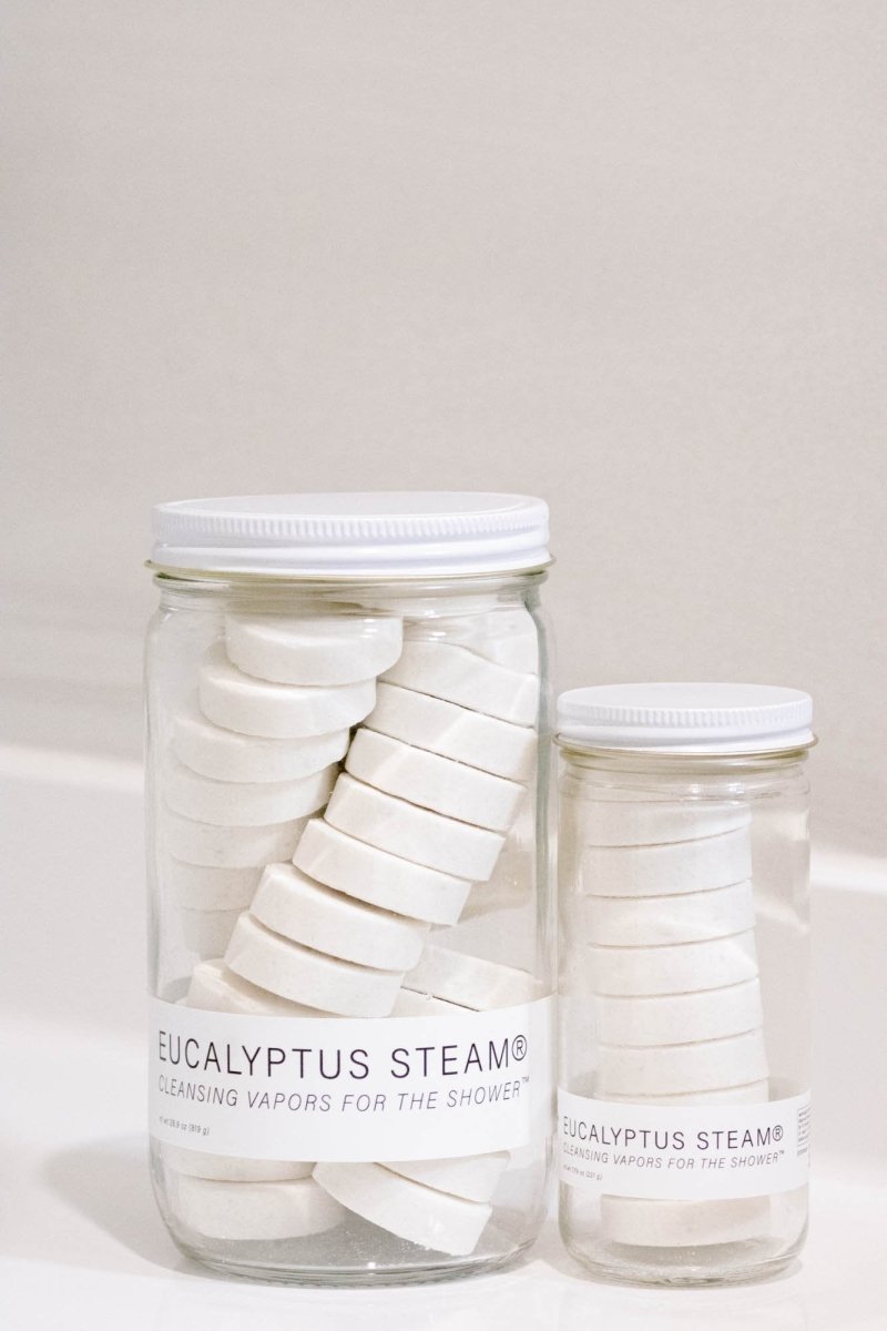 EUCALYPTUS STEAM® Cleansing vapors for the shower® - Bulk Jar - No Tox Life® - Zero Waste Outlet
