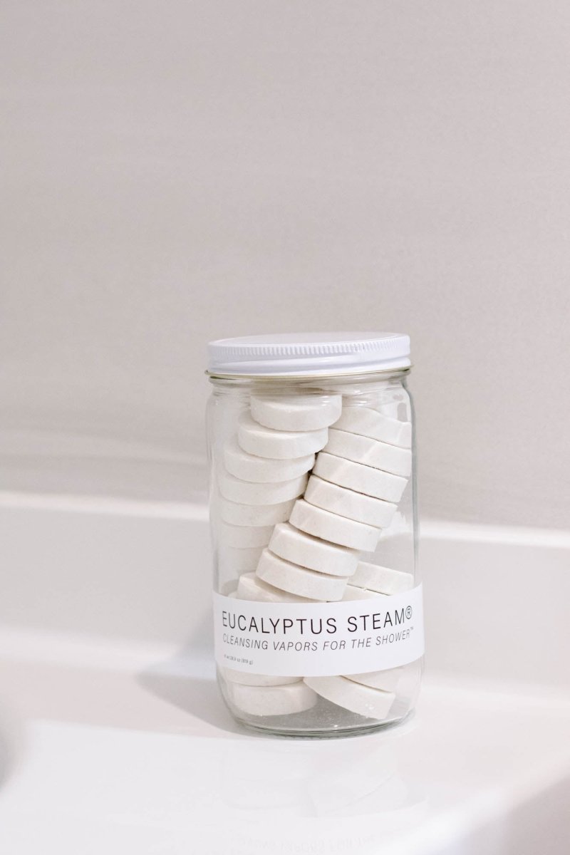 EUCALYPTUS STEAM® Cleansing vapors for the shower® - Bulk Jar - No Tox Life® - Zero Waste Outlet