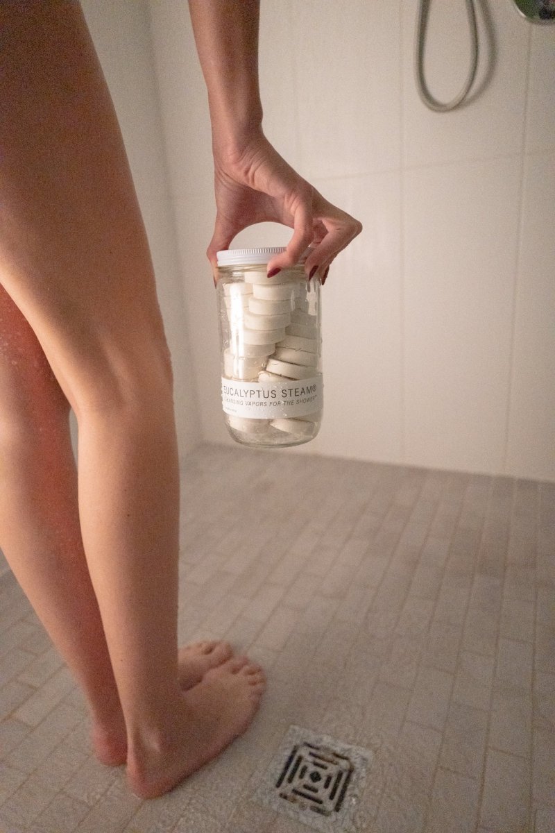 EUCALYPTUS STEAM® Cleansing vapors for the shower® - Bulk Jar - No Tox Life® - Zero Waste Outlet