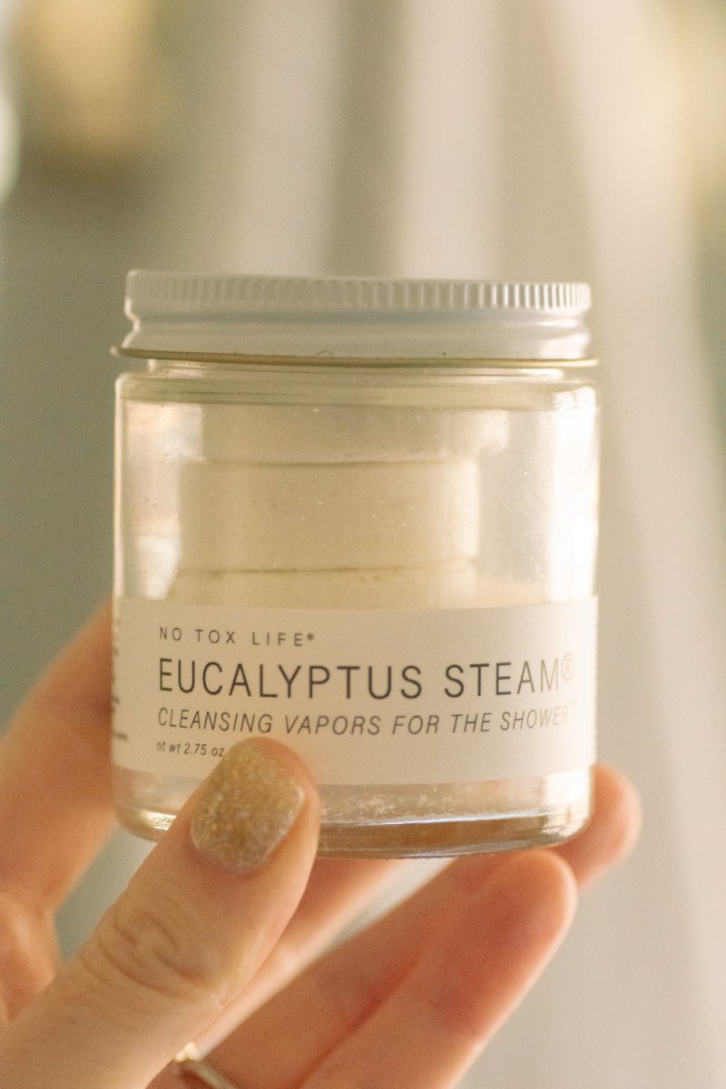 EUCALYPTUS STEAM® Cleansing vapors for the shower® - Mini Jar - No Tox Life® - Zero Waste Outlet