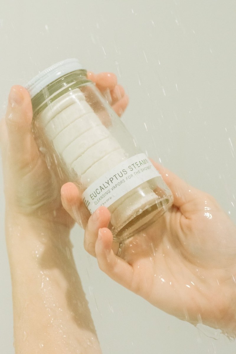 EUCALYPTUS STEAM® Cleansing vapors for the shower® - Normal Jar - No Tox Life® - Zero Waste Outlet