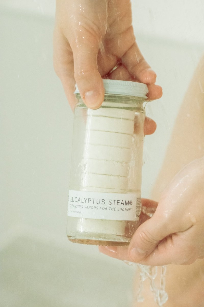 EUCALYPTUS STEAM® Cleansing vapors for the shower® - Normal Jar - No Tox Life® - Zero Waste Outlet