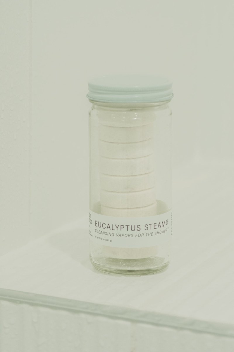 EUCALYPTUS STEAM® Cleansing vapors for the shower® - Normal Jar - No Tox Life® - Zero Waste Outlet
