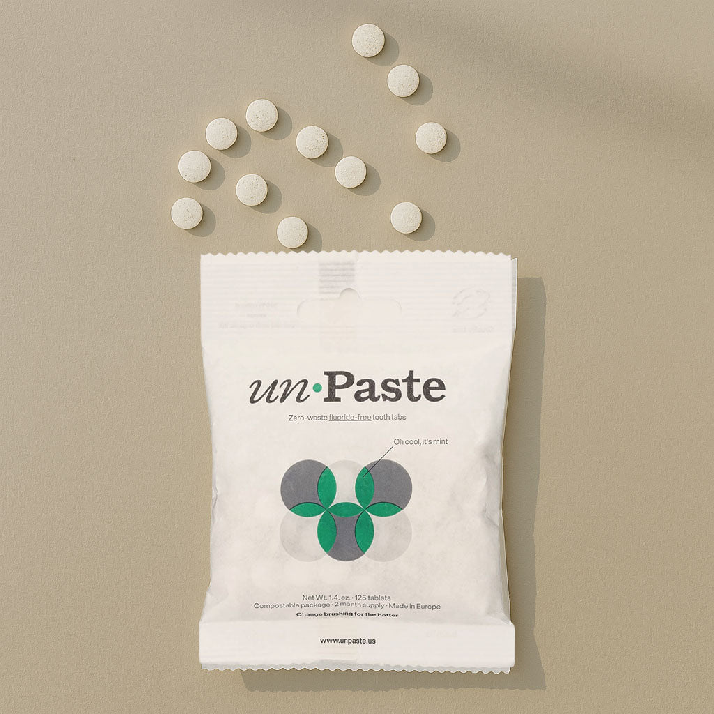 FLUORIDE - FREE Unpaste Tooth Tabs - Now With Nano - Hydroxyapatite - Zero Waste Outlet