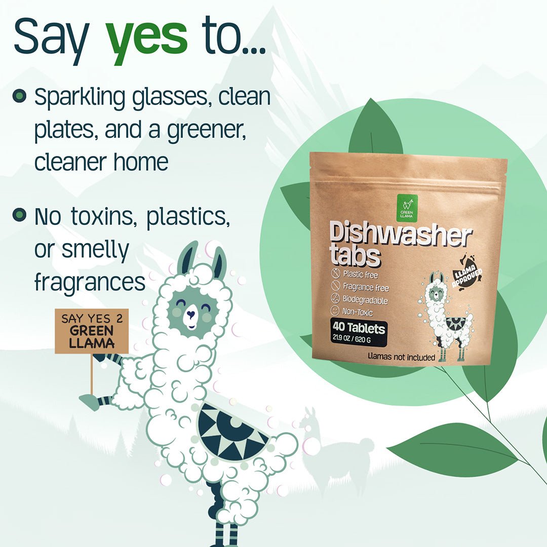 Fragrance &amp; PVA Free Dish Washer Tabs - No Plastic, Non Toxic - Zero Waste Outlet